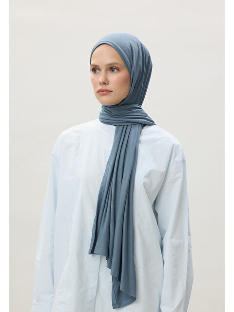 Fresh Scarfs Penye Şal İndigo