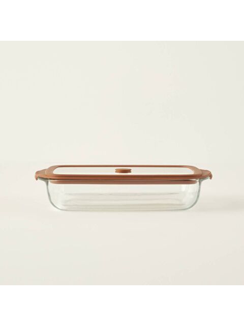 Bella Maison Sandy Cam Fırın Kabı Kahverengi (1600 cc) - S000473215-19413