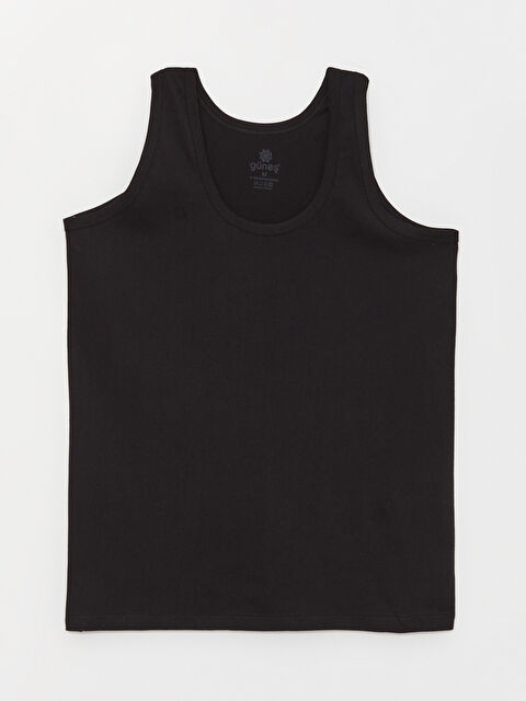 Güneş U Yaka %100 Pamuk Penye Erkek Atlet 3'lü Paket