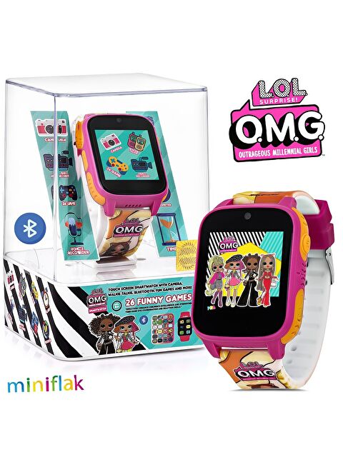 MiniFlak L.O.L Surprise! LOL012OMG Sarı Kamera Bluetoothlu 26 Oyunlu Çocuk Saati (Takip Özelliği Yok) - S000342378-20024