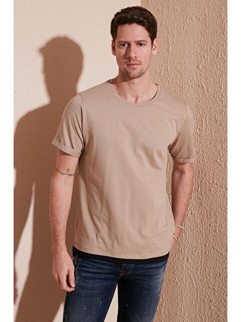 Buratti % 100 Pamuk Regular Fit Bisiklet Yaka Tişört 5902515 - S000001253-19413