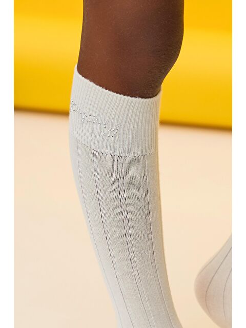 Katia And Bony Let's Party Dizaltı Çocuk Çorabı Ekru - S000153761-19965