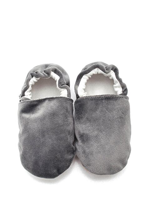 First Step Pamuk Astarlı Kaydırmaz Taban Patik-AÇIK GRİ-F-847 - S000061230-17308