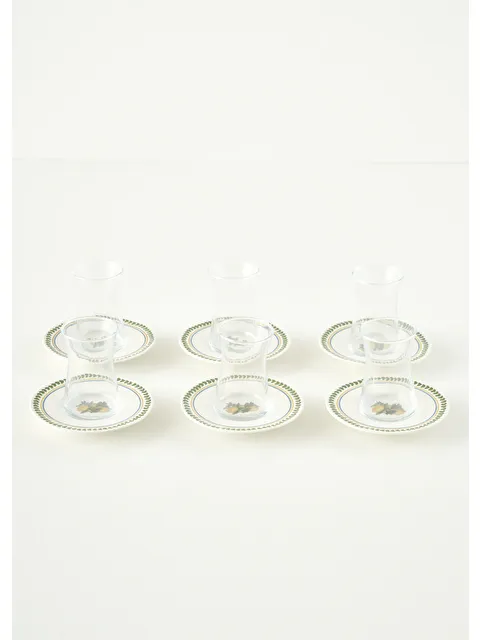 Bella Maison Limonlu Porselen 6'lı Çay Bardağı Seti (170 cc) - S000378652-23173