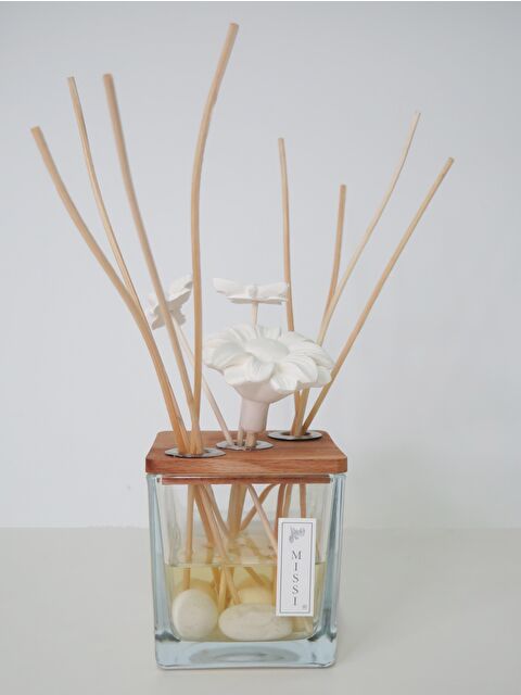 Missi 250 ml Dekorlu Masif Ahşap Kapaklı Black Vanilya Oda Kokusu - S000077533-19965