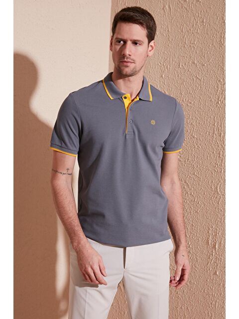 Buratti %100 Pamuk Düğmeli Slim Fit Polo Tişört 5902118 - S000001814-29666