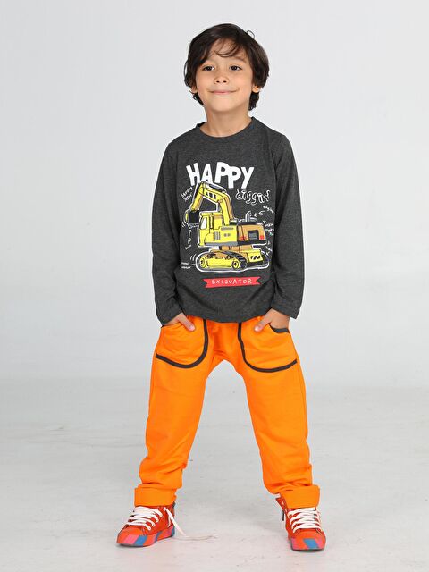 Casabony Bulldozer Erkek Çocuk Pantolon + Tişört Takım - S000043264-29666