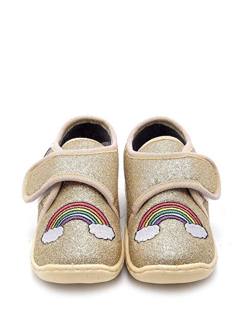 First Step Gold  Nakışlı Çocuk Panduf - S000041629-19928