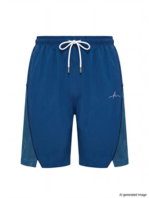 Haşema Spor Kesim Mavi Erkek Kısa Havuz Ve Deniz Şortu 5038 - S000388193-37401