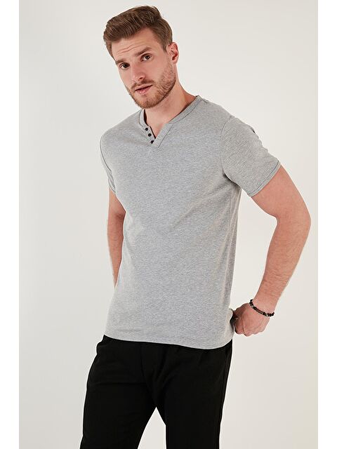 Buratti % 100 Pamuklu V Yaka Tişört 5902122 - S000001815-20600