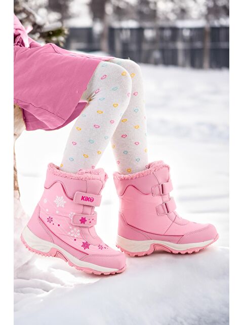 Kiko Kids Kartanesi Cırtlı Kız Çocuk Kar Bot Soğuk Suya Dayanıklı - S000054581-20024