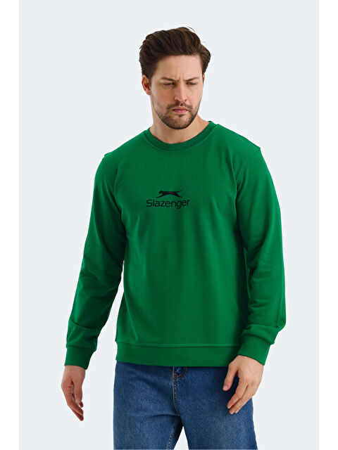 SLAZENGER ORTWIN Erkek Yeşil Sweatshirt