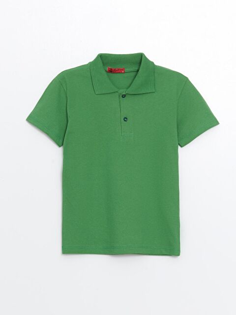 ajn Kids Polo Yaka Basic Kısa Kollu Erkek Çocuk Tişört - S000139820-17703