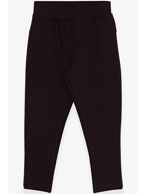 Breeze Kız Çocuk Tayt Pantolon Arkası Cepli Siyah (2-6 Yaş) - S000072117-19351