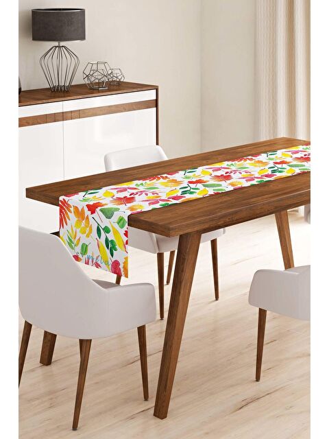 Evmila Renkli Yapraklar Runner Modeli R269 40x140 cm - S000087335-23173