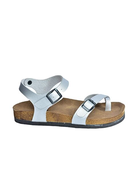 Fox Shoes Gümüş Kadın Sandalet H777786009 - S000042484-18105