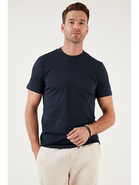 Buratti Pamuklu Regular Fit Bisiklet Yaka Basic %100 Pamuk Tişört 59020201 - S000058238-23093