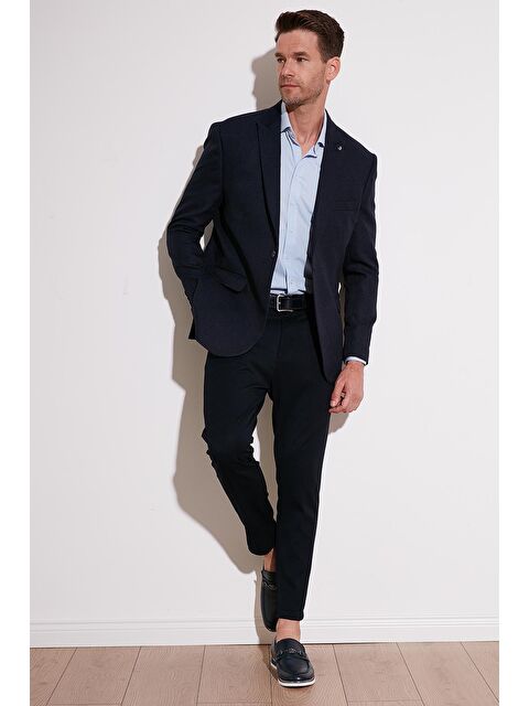 Buratti 6 Drop Çift Yırtmaçlı Slim Fit Blazer Ceket 659001 - S000058242-24072