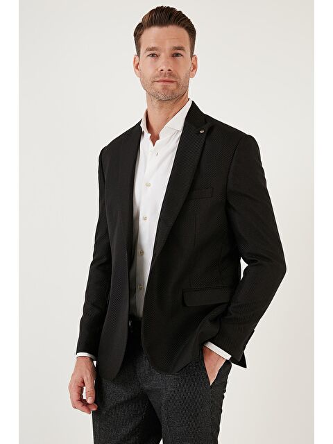 Buratti 6 Drop Çift Yırtmaçlı Slim Fit Blazer Ceket 659001 - S000058242-19351