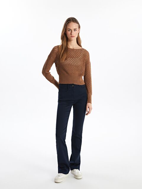 KOOR Çizme Paça İndigo Elastanlı Denim Pantolon Bg72