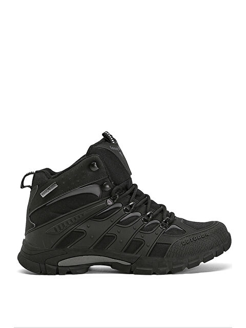 TONNY BLACK Unisex Siyah Füme Rahat Kalıp Suı İtici Özellikli Bağcıklı Bot - S000104068-37491