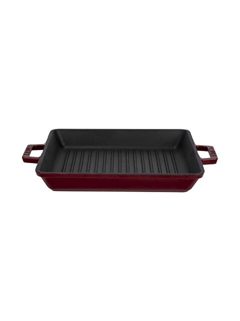 LAVA Kare Izgara Tavası Döküm Demir Yekpare Çift Kulplu Ölçü 26x26cm. - S000435856-19951