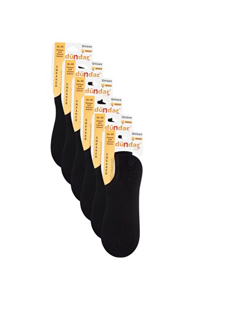 Dündar Siyah Modal 6'lı Kadın Sneaker Çorap - S000309885-14430