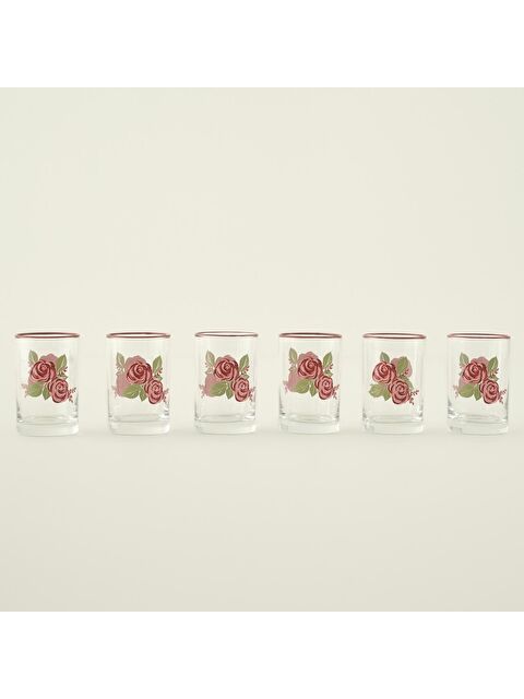 Bella Maison Rose 6'lı Kahve Yanı Su Bardağı (100 cc) - S000473205-23173