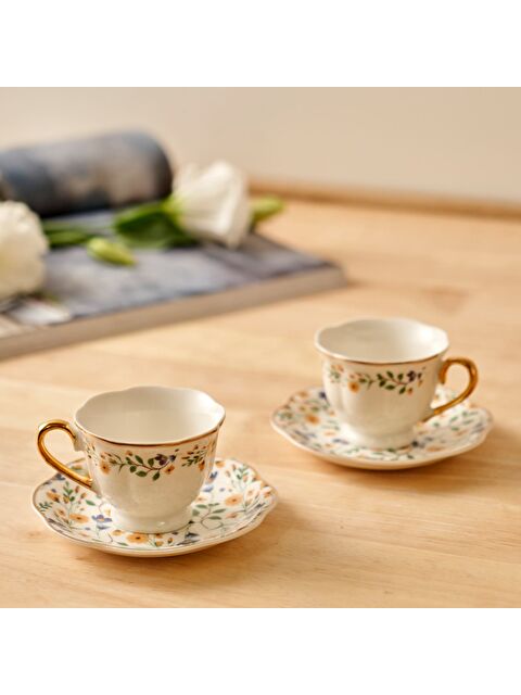 Bella Maison Juliette Porselen 2'li Kahve Fincanı Seti (90 cc) - S000442864-23173