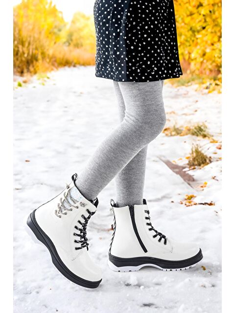 Kiko Kids Termo Taban Kız Çocuk Bot 621 Kırışık Taşlı - S000070909-20063