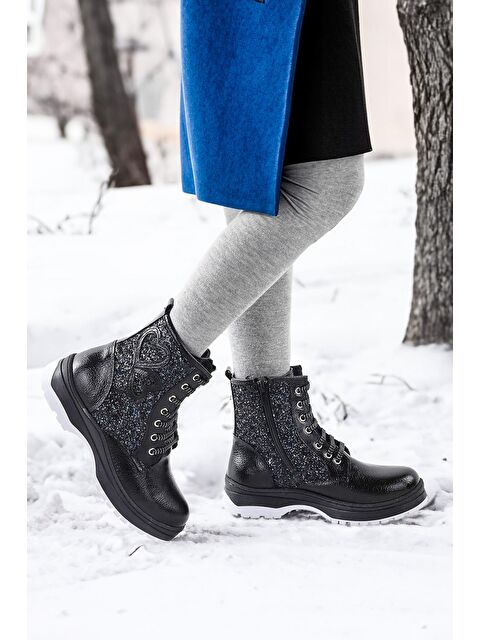 Kiko Kids 612 Vakko Termo Taban Kız Çocuk Bot Ayakkabı - S000070908-19351