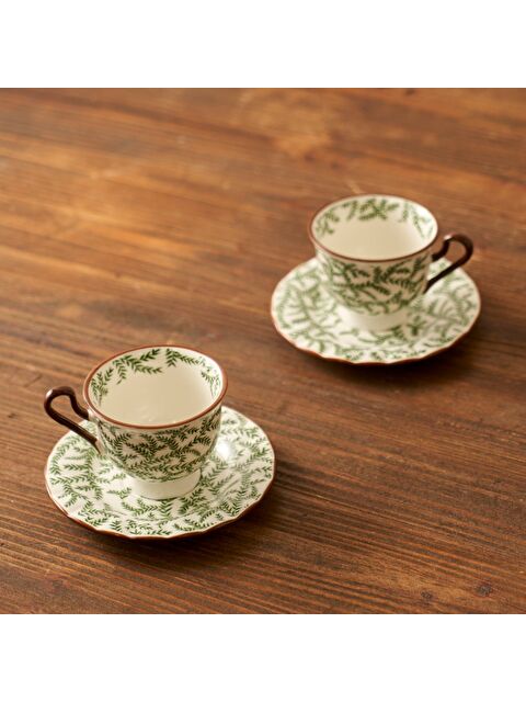 Bella Maison Ivy Porselen 2'li Kahve Fincanı Seti (90 cc) - S000442865-23173