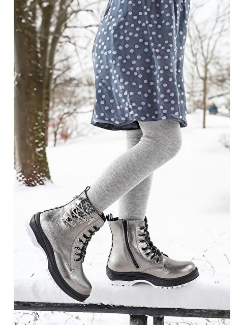 Kiko Kids Termo Taban Kız Çocuk Bot 621 Kırışık Taşlı - S000070909-26405