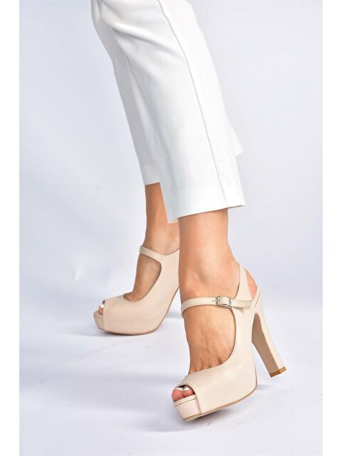 Fox Shoes Ten Platform Topuklu Kadın Abiye Ayakkabı M348007009 - S000044186-26407