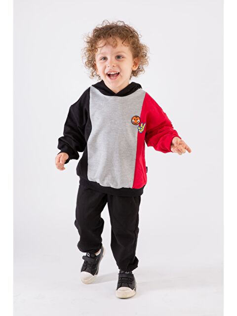 Harika Kids Erkek Çocuk Kapüşonlu İki İplik Eşofman Takımı - S000265113-19351