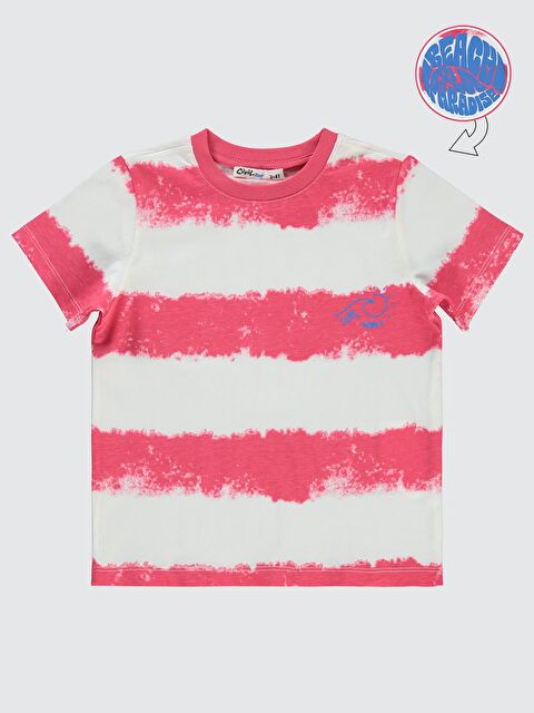 Civil Boys Surf Wave Baskılı 2-5 Yaş Tişört - Kırmızı 5-6 Yaş - S000199051-20045