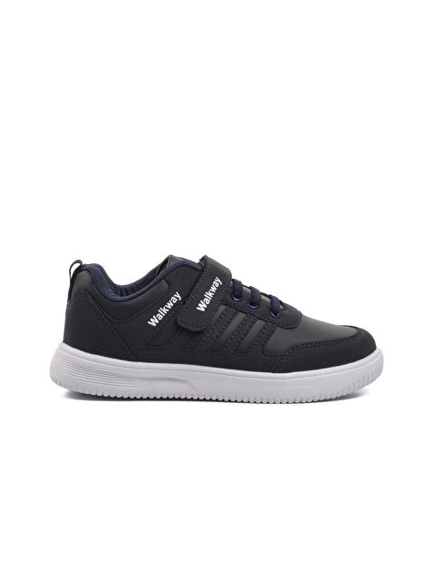 Walkway Lacivert-Beyaz Cırtlı Erkek Çocuk Sneaker Mely-F - S000041314-37341