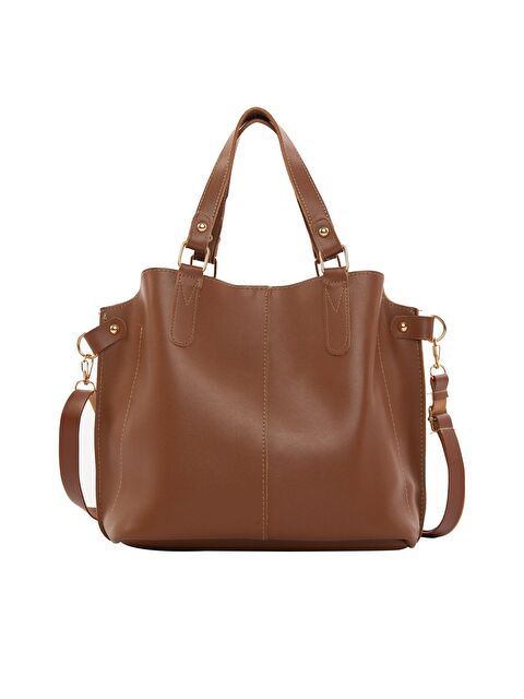 Bagmori Üç Bölmeli Çıtçıt Detaylı Çanta - S000001104-26420