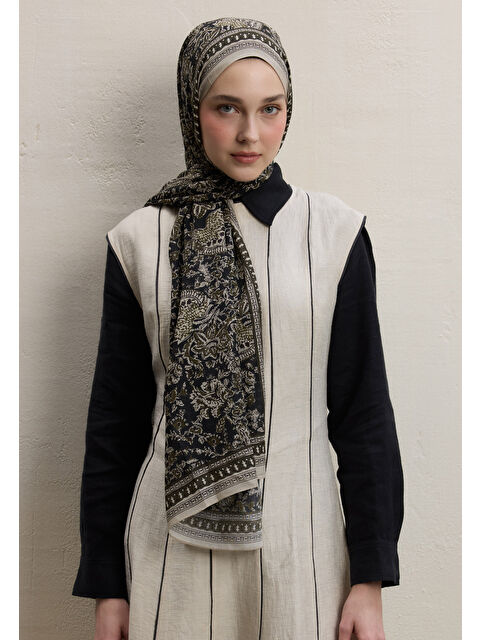 Fresh Scarfs Sonıa Desen Şal Haki