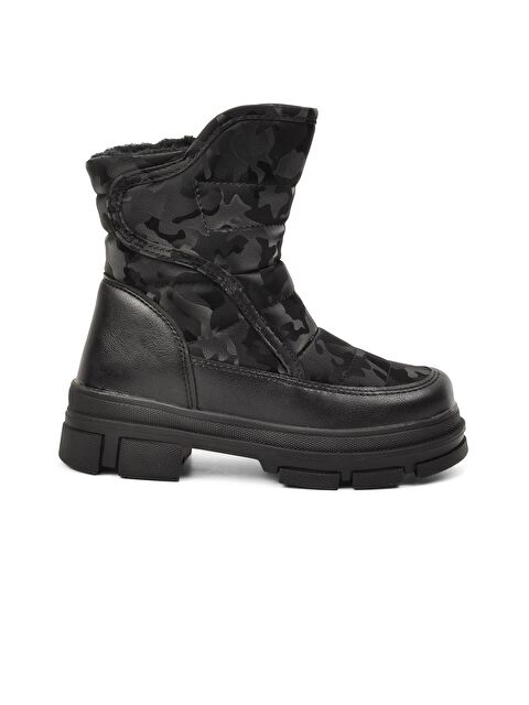 Walkway Belz-F Siyah İçi Kürklü Fermuarlı Çocuk Kar Botu - S000025129-19351