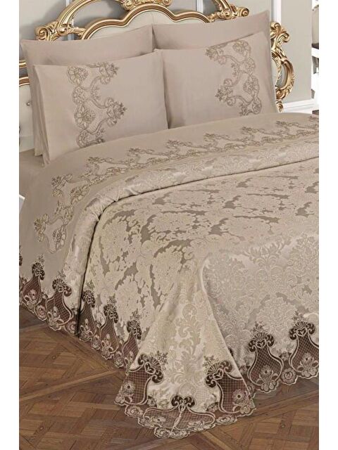 Çeyiz Diyarı Çeyizlik Pike Takımı Dubai Cappucino - S000485781-23173