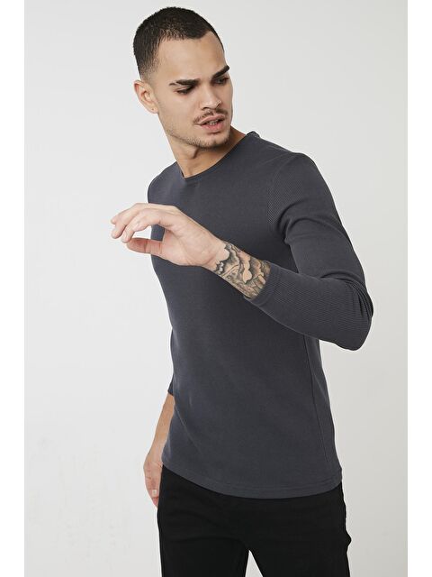 Buratti Pamuklu Bisiklet Yaka Slim Fit Basic Sweat 5905073 - S000000544-29666