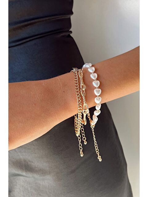 New Obsessions Suni Barok İncili Kadın Bileklik - S000084679-20063