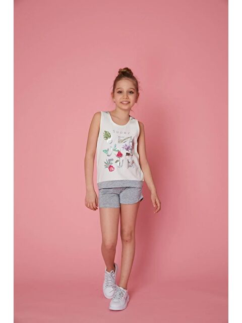 Little Star Kız Çocuk Super Beautiful Kapüşonlu Bluz - S000050253-19966