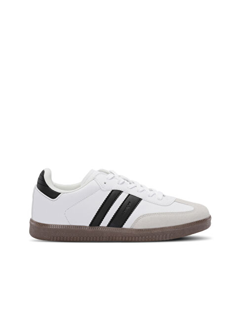 SLAZENGER ITALY I Kadın Beyaz / Siyah Günlük Spor Ayakkabısı - S000422604-37246