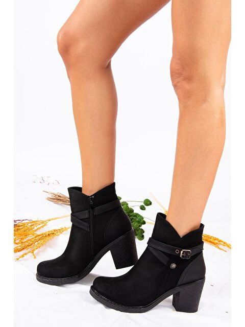 Fox Shoes A674150702 Siyah Kadın Bot - S000055449-19351