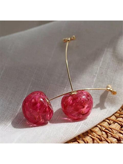 Pelin Aksesuar Kiraz Küpe - S000046873-23173