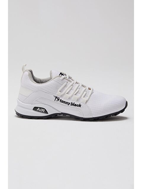 TONNY BLACK Erkek Beyaz Rahat Kalıp Termo Taban Bağcıklı Sneaker - S000027908-20063