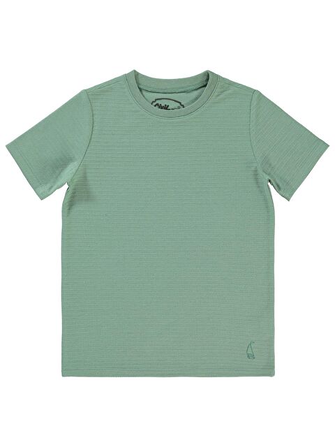 Civil Boys Yelken Nakışlı 6-9 Yaş Tişört - Haki 6-7 Yaş - S000198513-18547