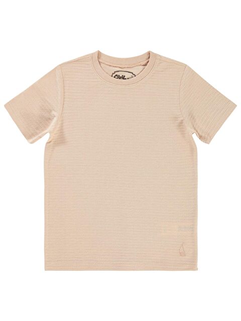 Civil Boys Yelken Nakışlı 6-9 Yaş Tişört - Pudra 6-7 Yaş - S000198513-24085